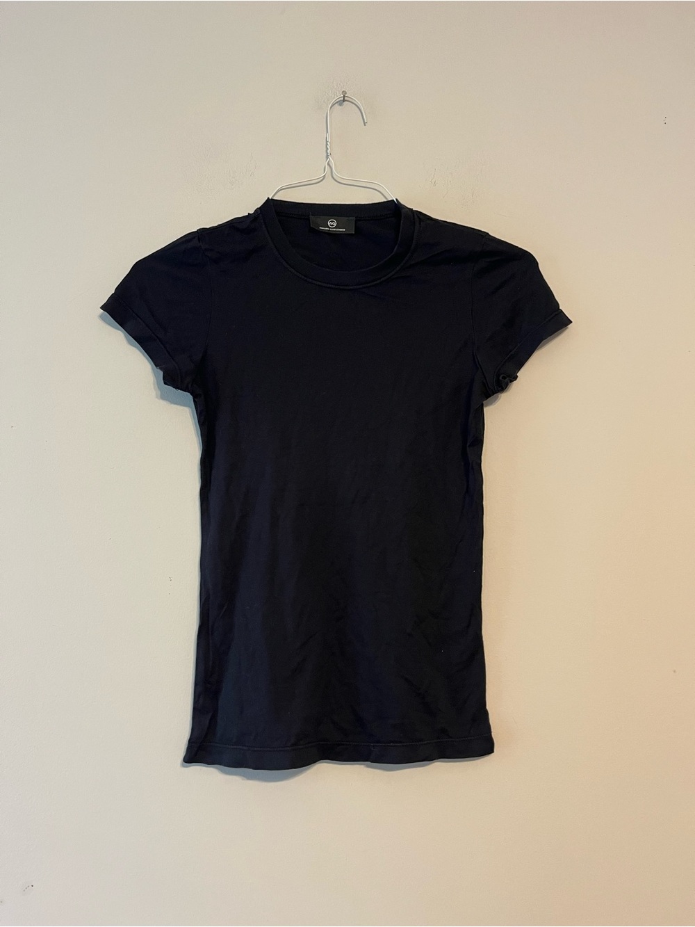 Ag Adriano Goldschmied Women's Black Short Sleeve Crewneck Tee size small
